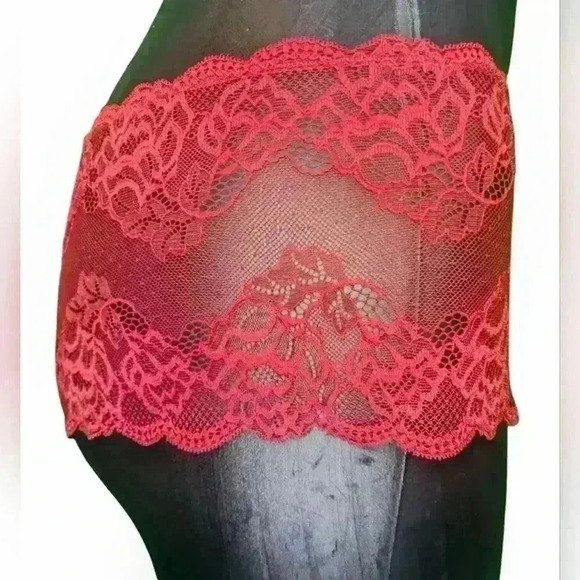 Montelle Intimates Cheeky Boy Short Merlot - Picture 3 of 5